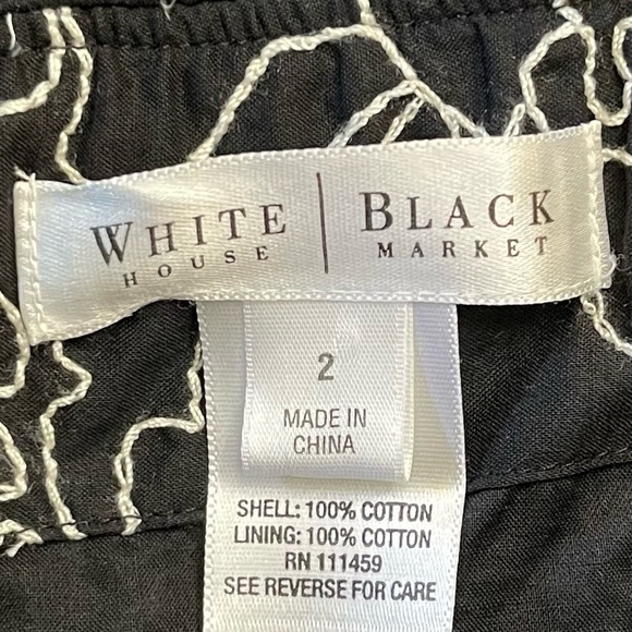 WHITE HOUSE|BLACK MARKET, NWOT, GORGEOUS, WOMENS STRAPLESS, BLACK DRESS. SIZE 2 - Picture 6 of 6